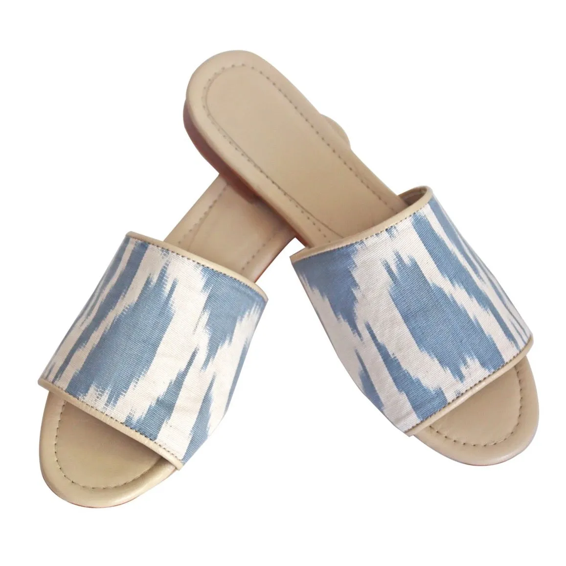 Silk Ikat Slippers 012
