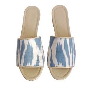 Silk Ikat Slippers 012