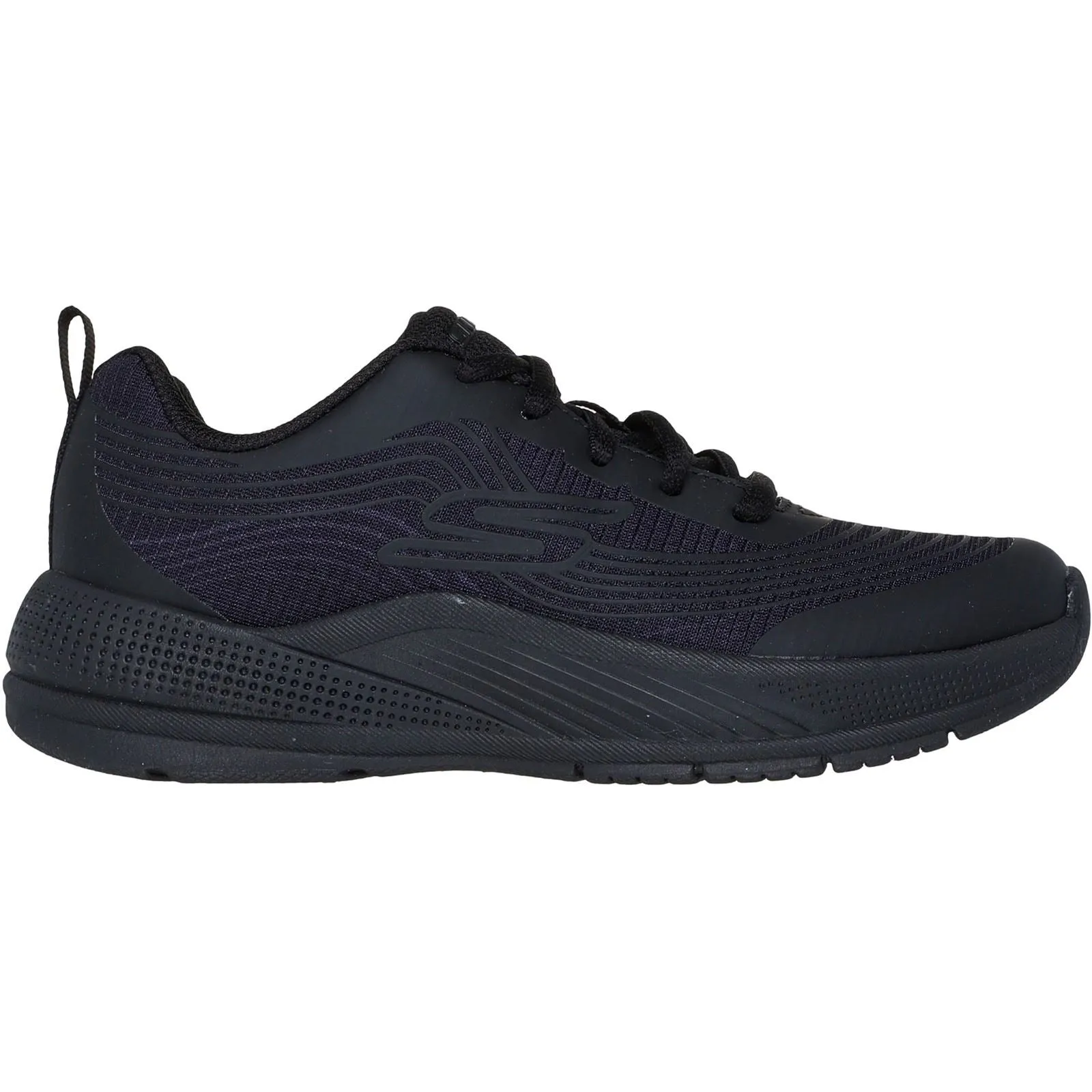 Skechers Microspec Advance Textile Girls's Black Trainers
