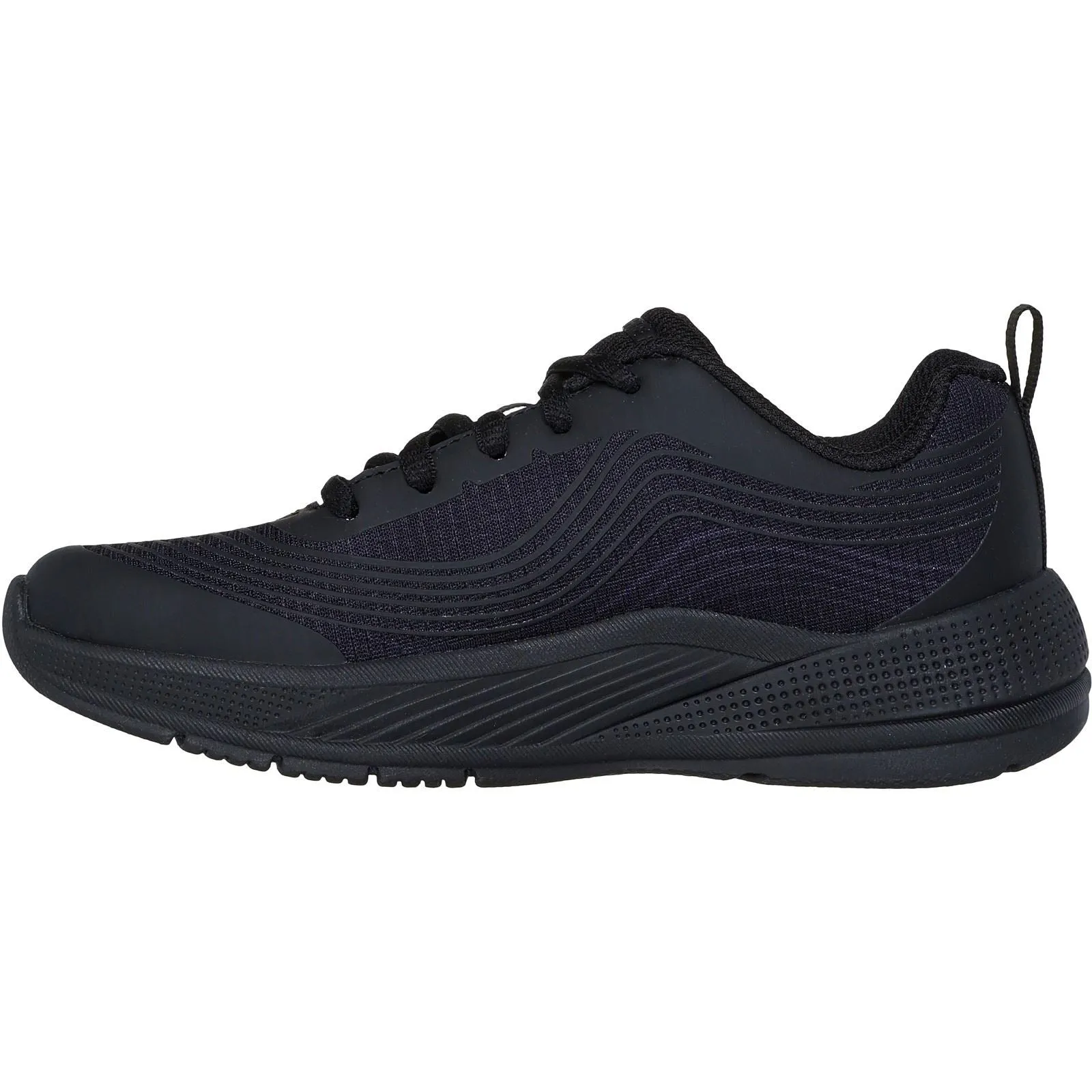Skechers Microspec Advance Textile Girls's Black Trainers