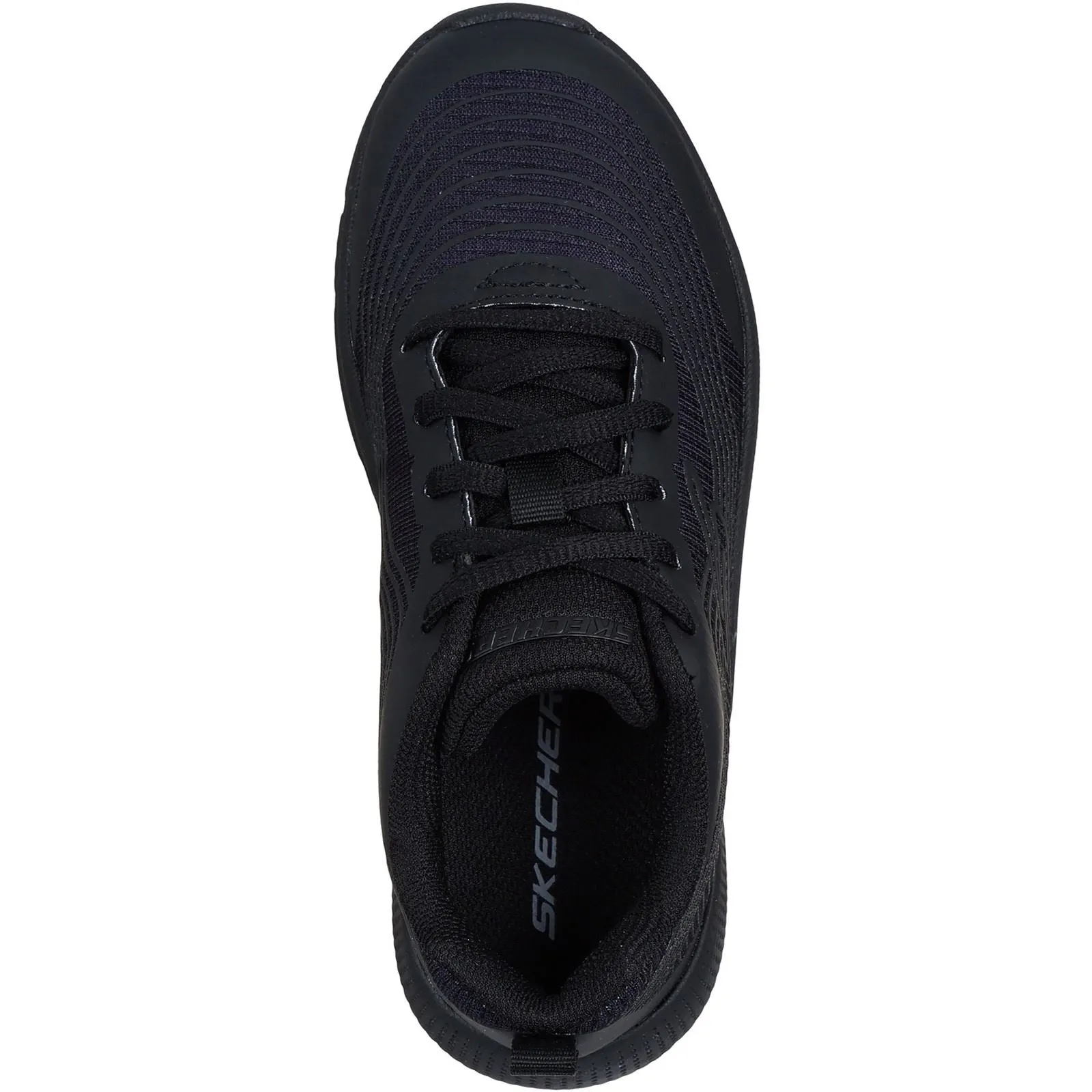 Skechers Microspec Advance Textile Girls's Black Trainers