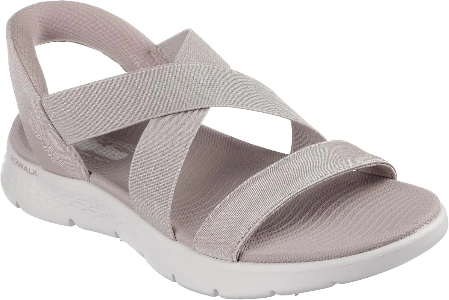 Skechers Women's Go Walk Flex Sandal-Glimmer Up Hands Free Slip-ins