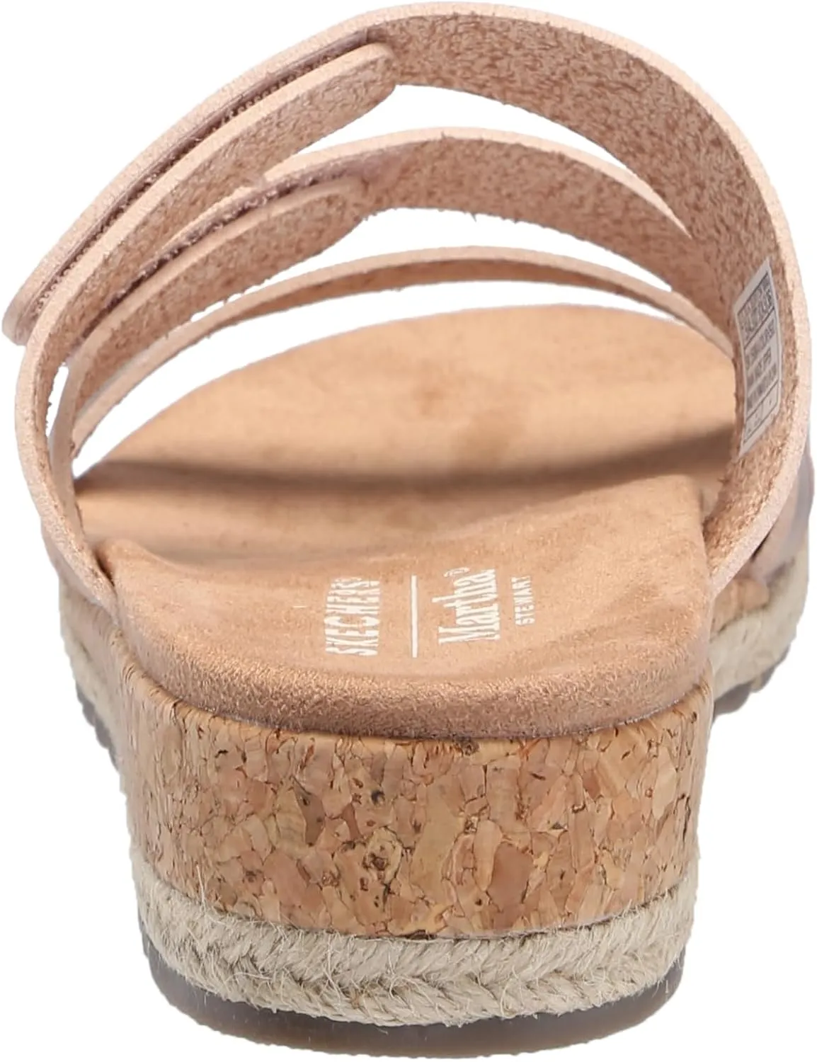 SKECHERS Women's Martha Stewart Breezie-Shiny Luster Wedge Sandal