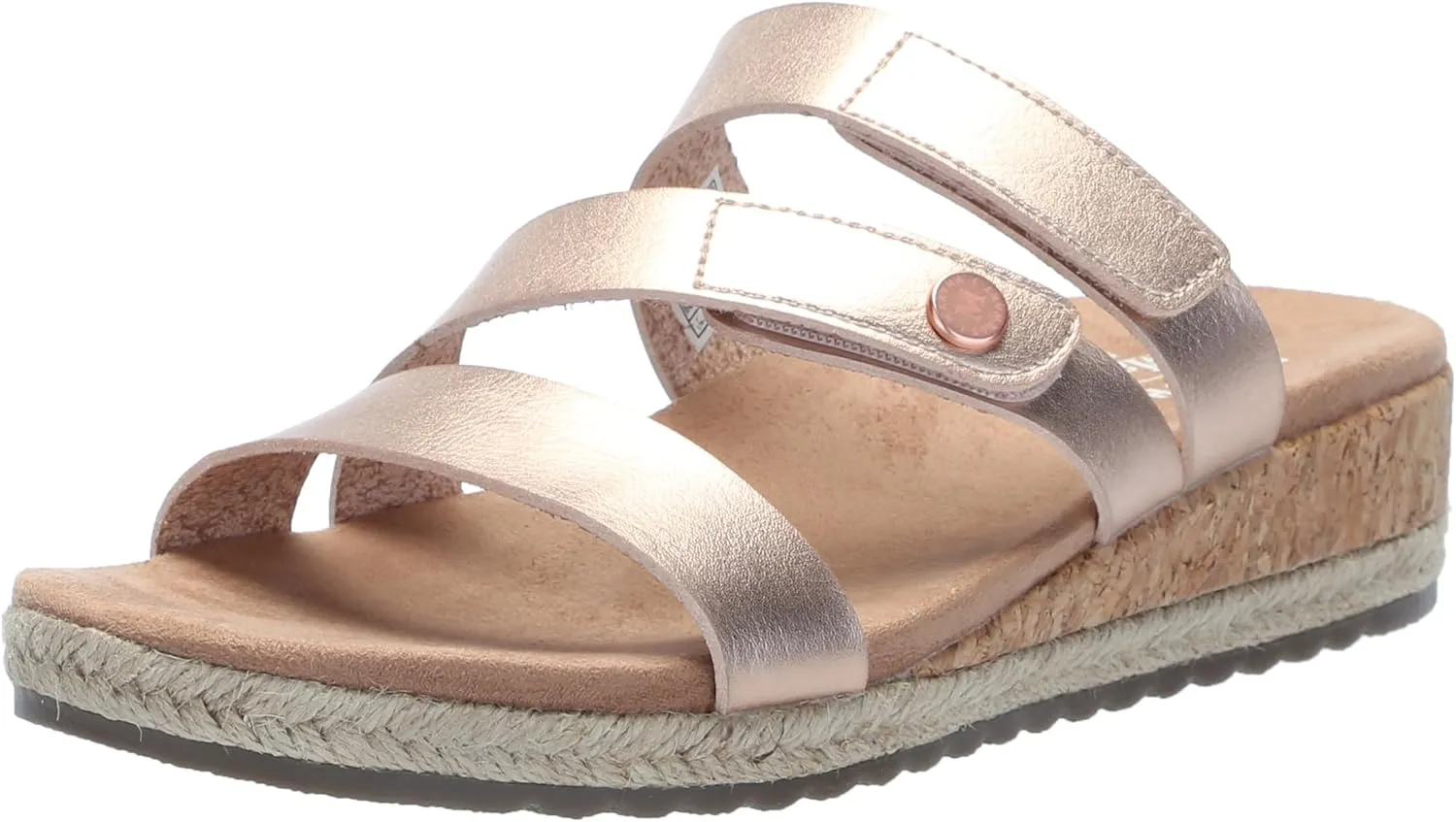 SKECHERS Women's Martha Stewart Breezie-Shiny Luster Wedge Sandal