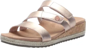 SKECHERS Women's Martha Stewart Breezie-Shiny Luster Wedge Sandal