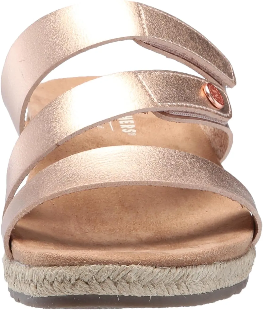 SKECHERS Women's Martha Stewart Breezie-Shiny Luster Wedge Sandal