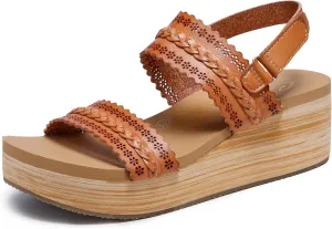 Skechers Women's Summers-Coastal Stroll Wedge Sandal