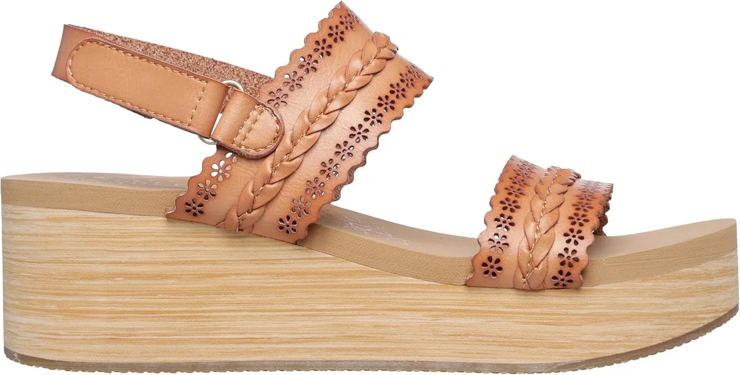 Skechers Women's Summers-Coastal Stroll Wedge Sandal