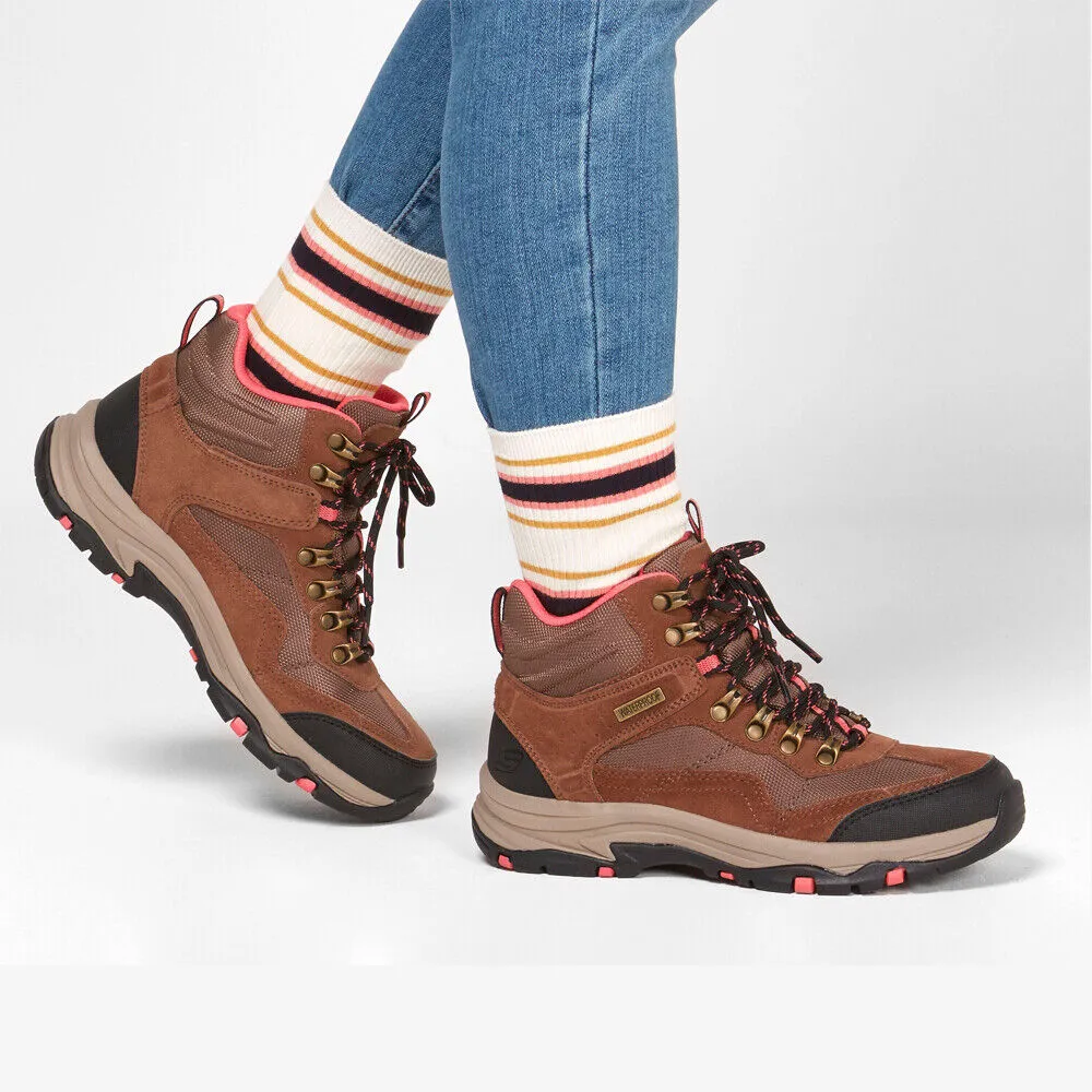 Skechers Womens Trego Base Camp Tan Waterproof Boots 167008/TAN