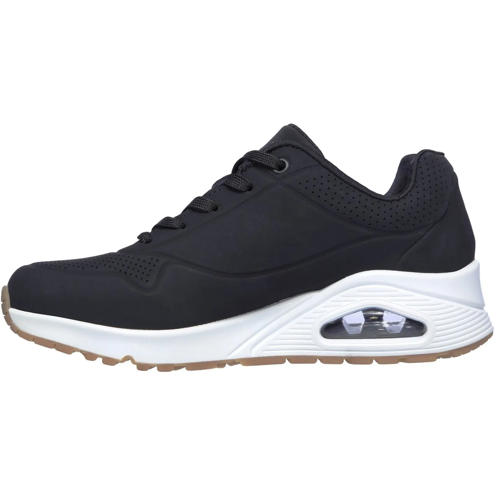 Skechers Women's Uno - Stand on Air Trainer in Black
