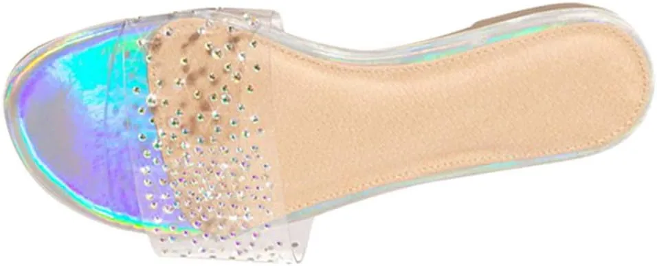 Slides Sandals Women Footwear Ladies Beach Sandals Fashion Shoes Women's Rhineston Summer Women's slipper