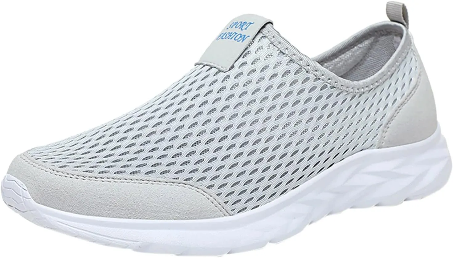 Slip on Sneakers Women Casual Lightweight Tennis Shoes Non Slip Work Shoes Women Breathable Mesh Walking Sneakers