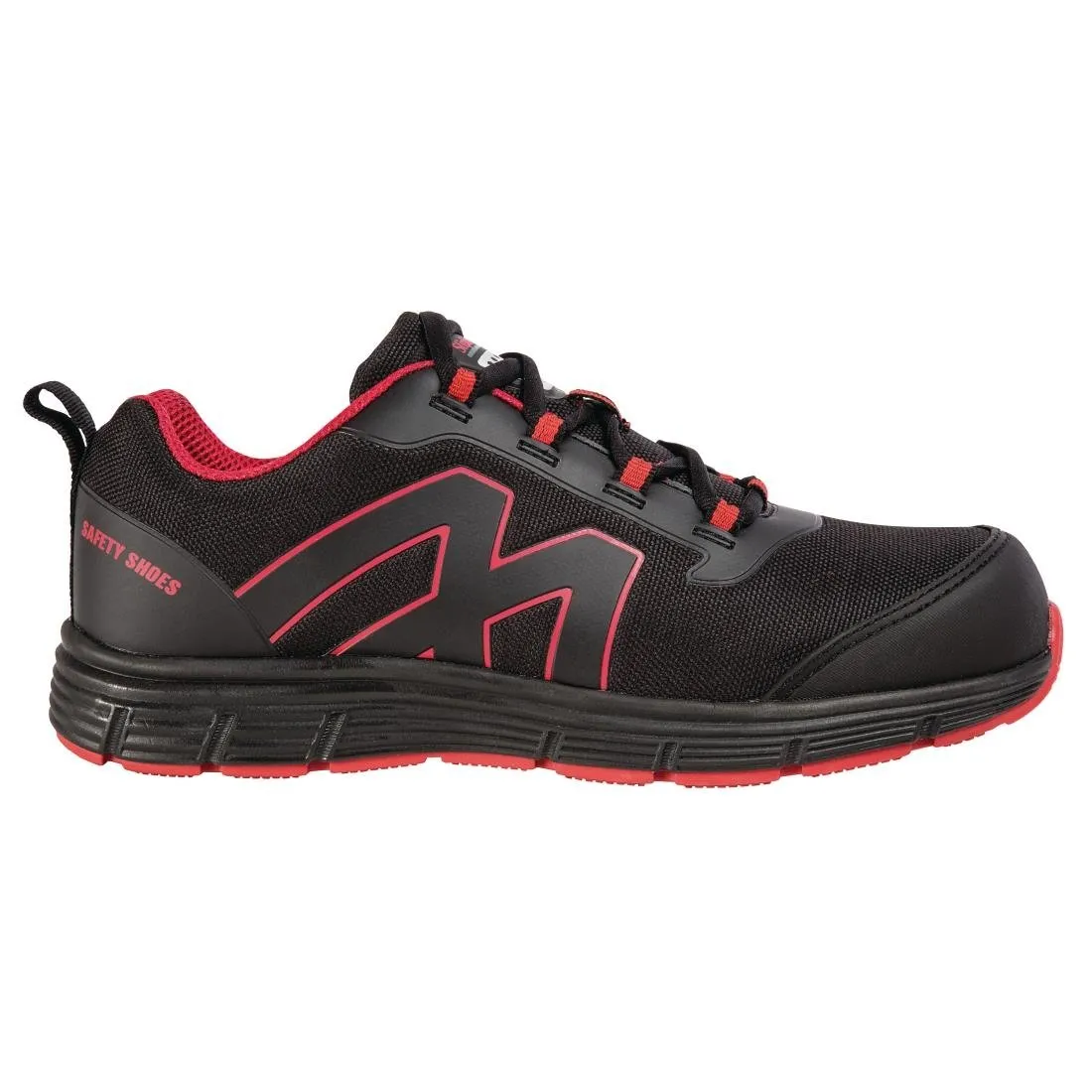 Slipbuster Mesh Safety Trainers Black 45