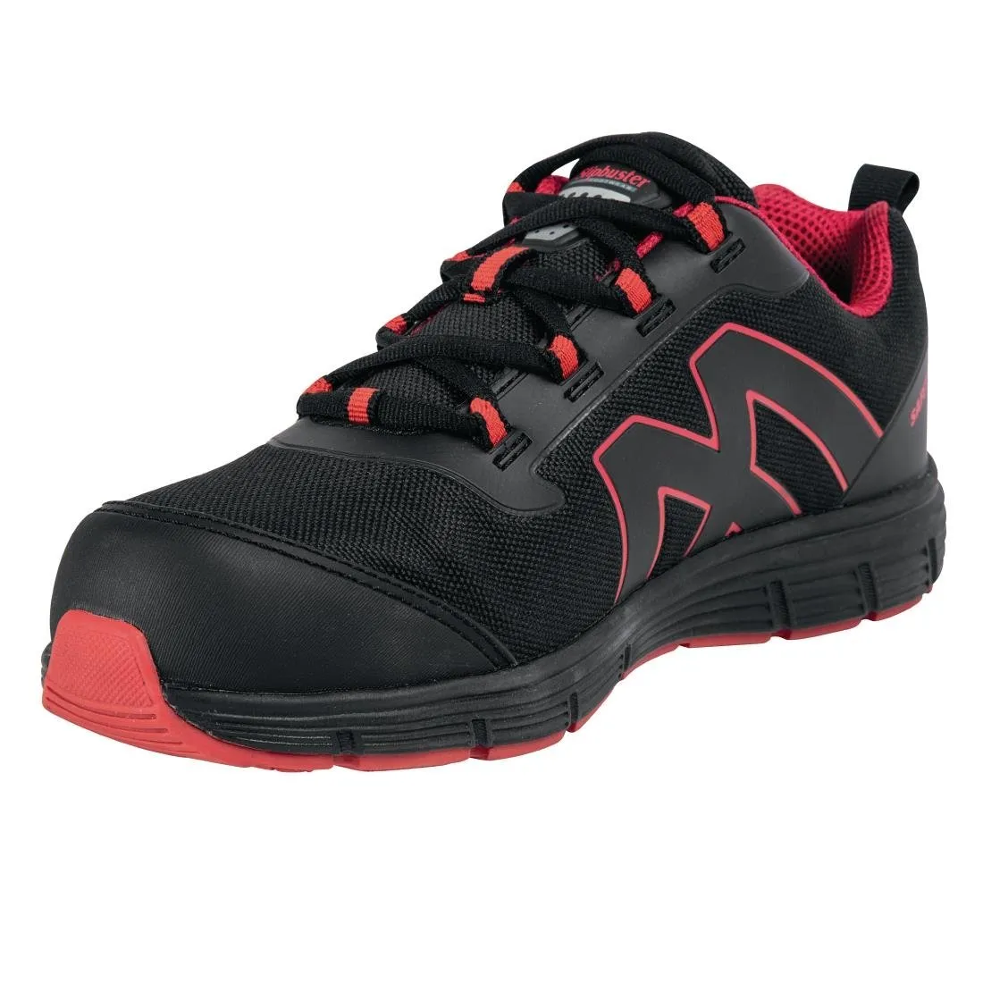 Slipbuster Mesh Safety Trainers Black 45