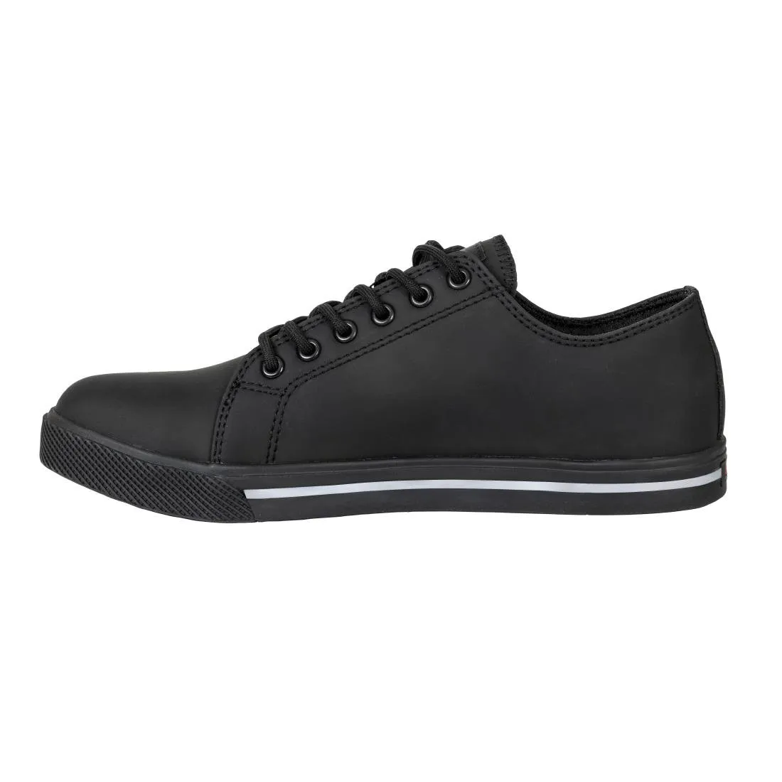 Slipbuster Microfibre Safety Trainers Matte Black 42