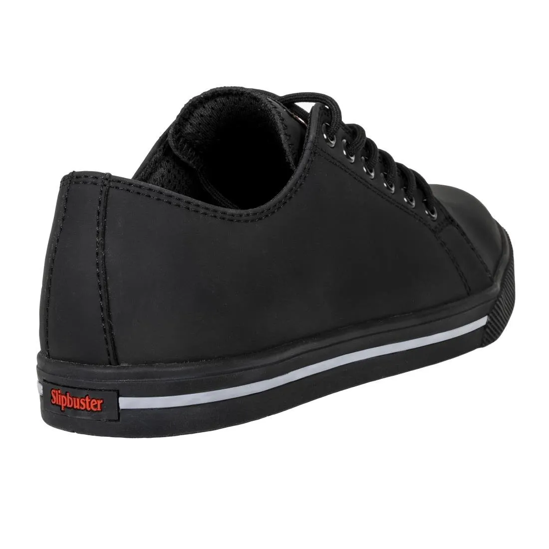 Slipbuster Microfibre Safety Trainers Matte Black 42