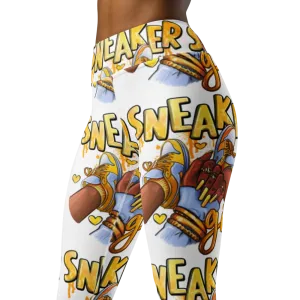 Sneaker Girl All-Over Print Yoga Leggings