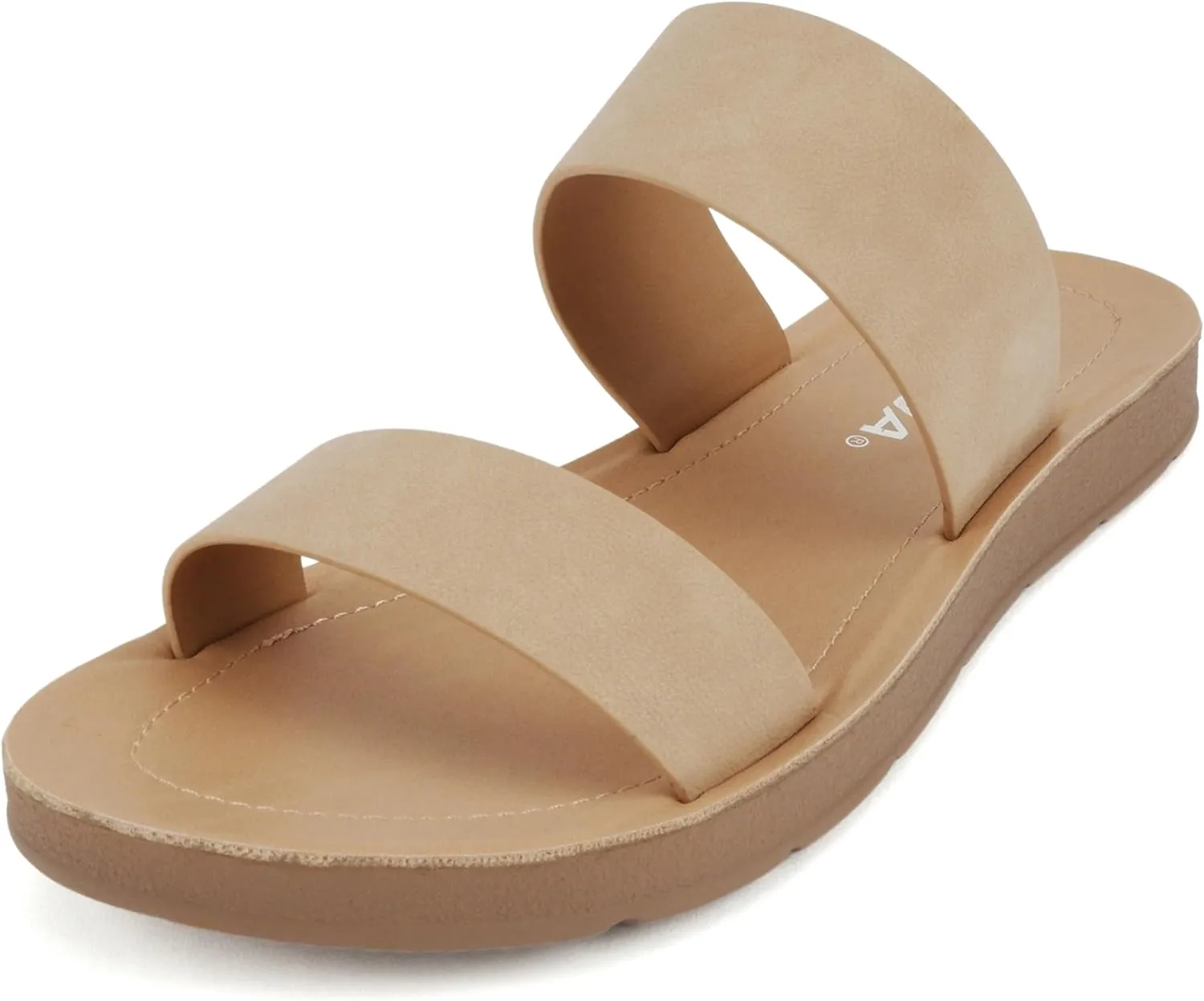 Soda Shoes Women Flip Flops Flat Beach Sandals Slides Double Straps OCCUPY-S