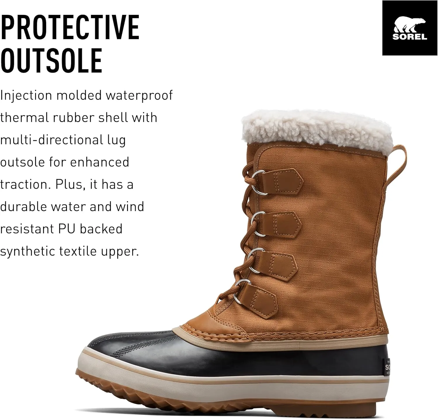 SOREL Men's 1964 Pac Nylon Waterproof Boot