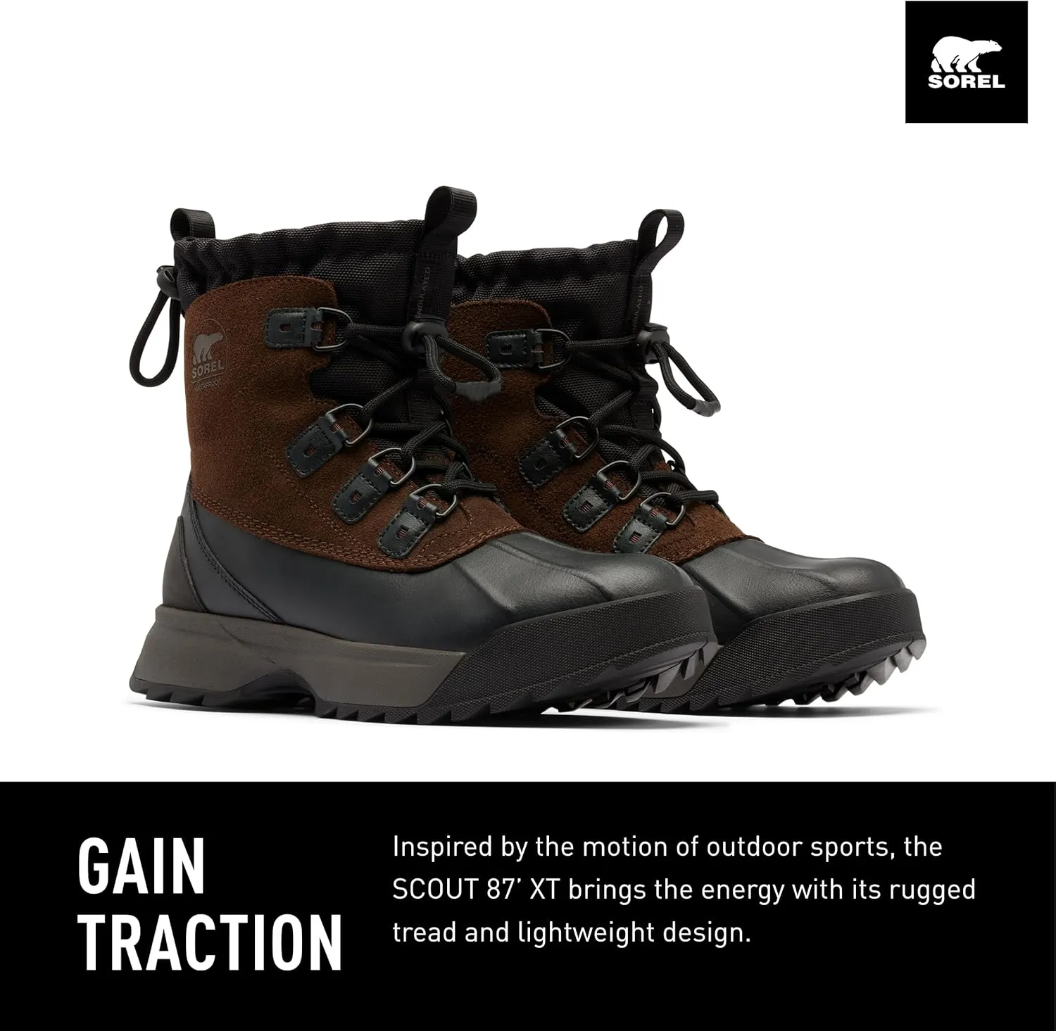 SOREL Men's Scout 87 Lux Waterproof Boot