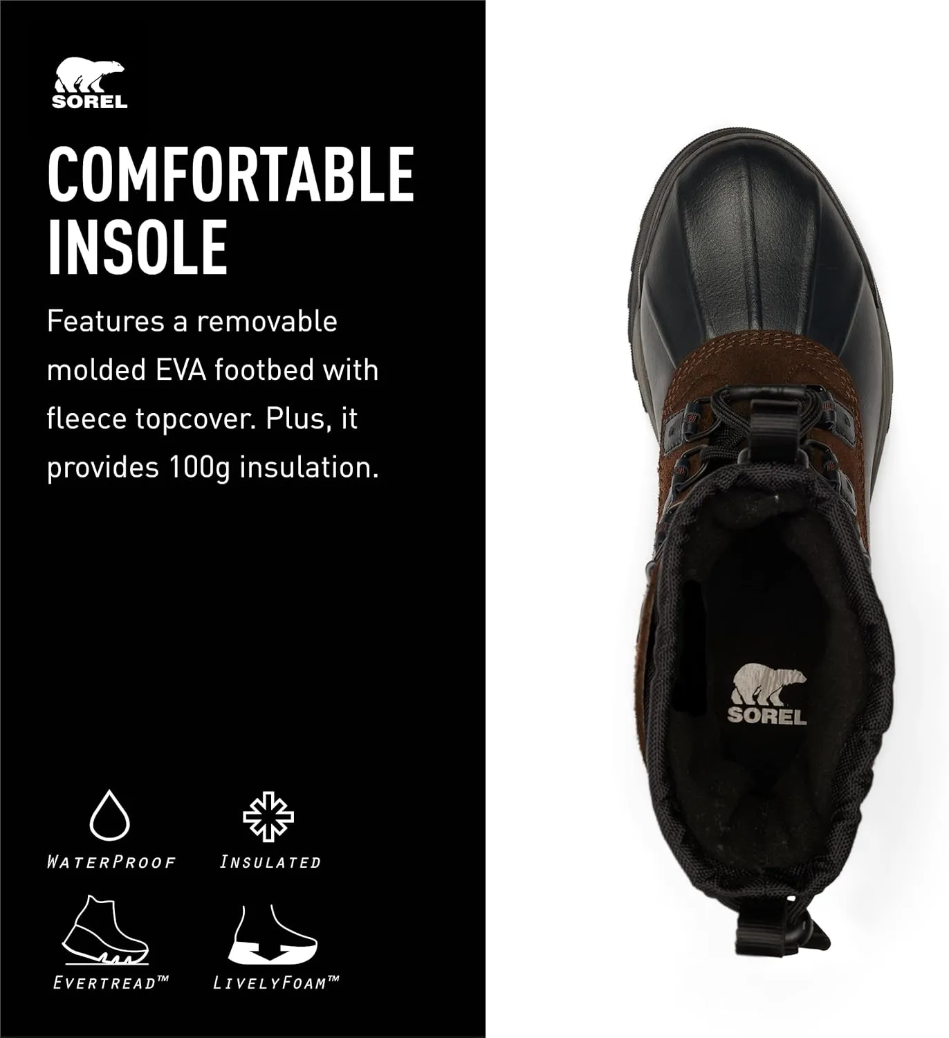 SOREL Men's Scout 87 Lux Waterproof Boot