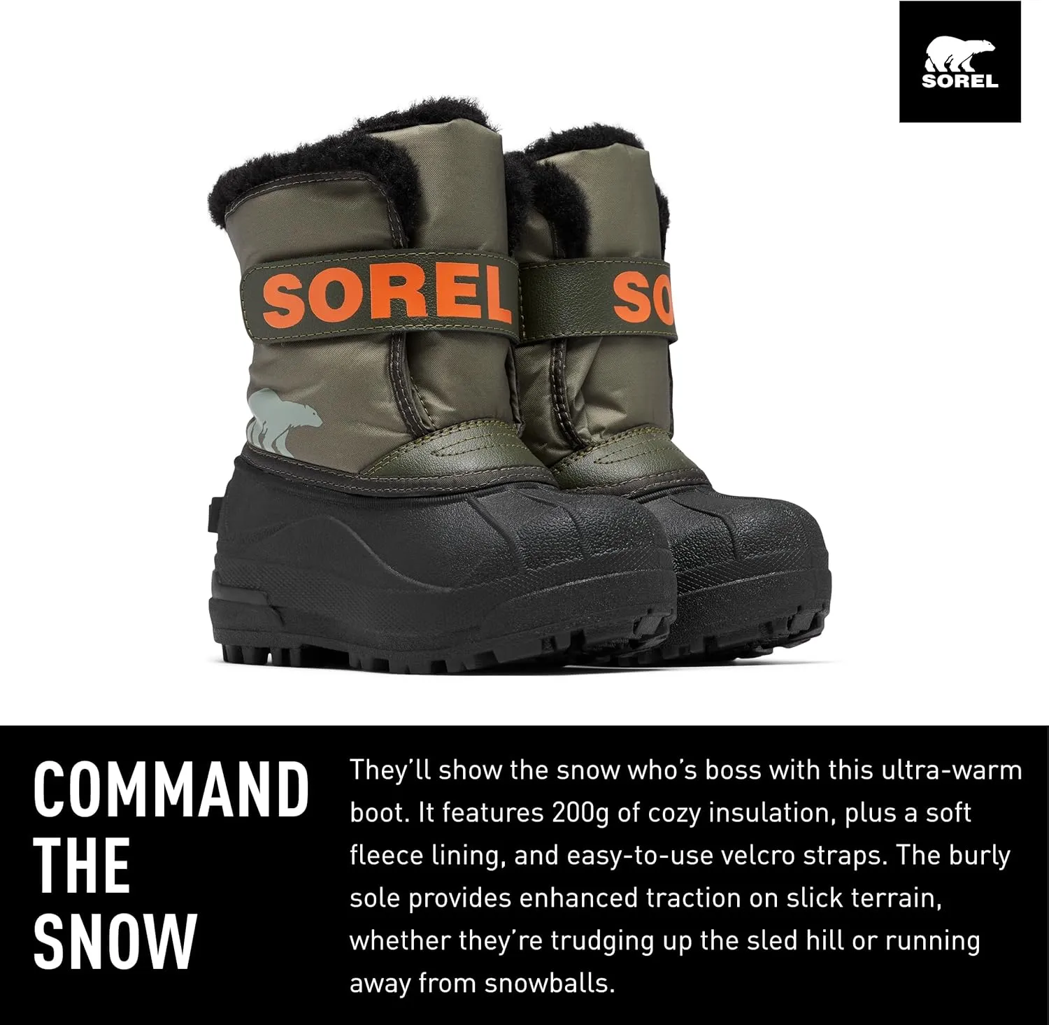 SOREL Toddler's Snow Commander Boot