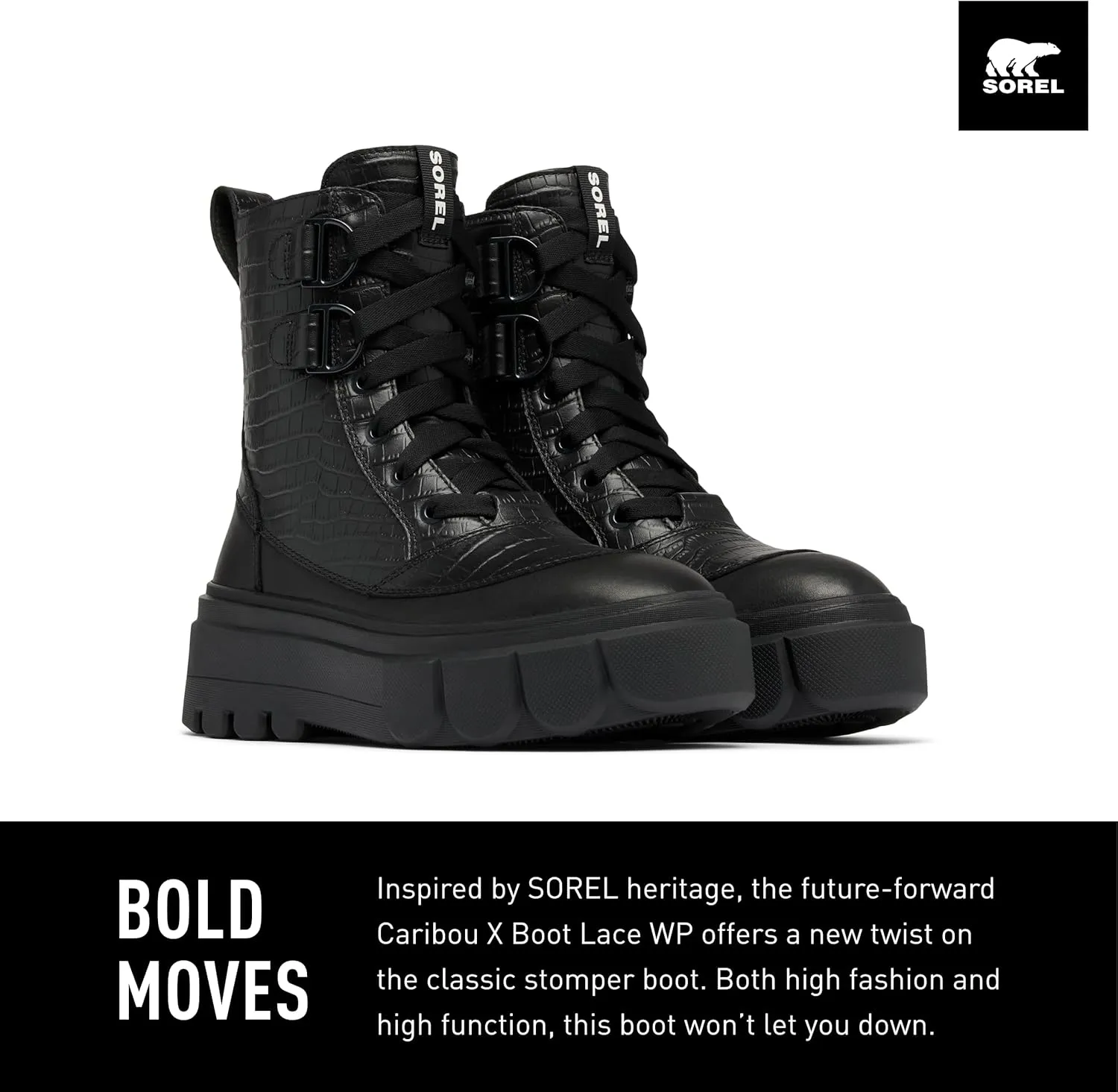 SOREL Women's Caribou X Lace Waterproof Boot
