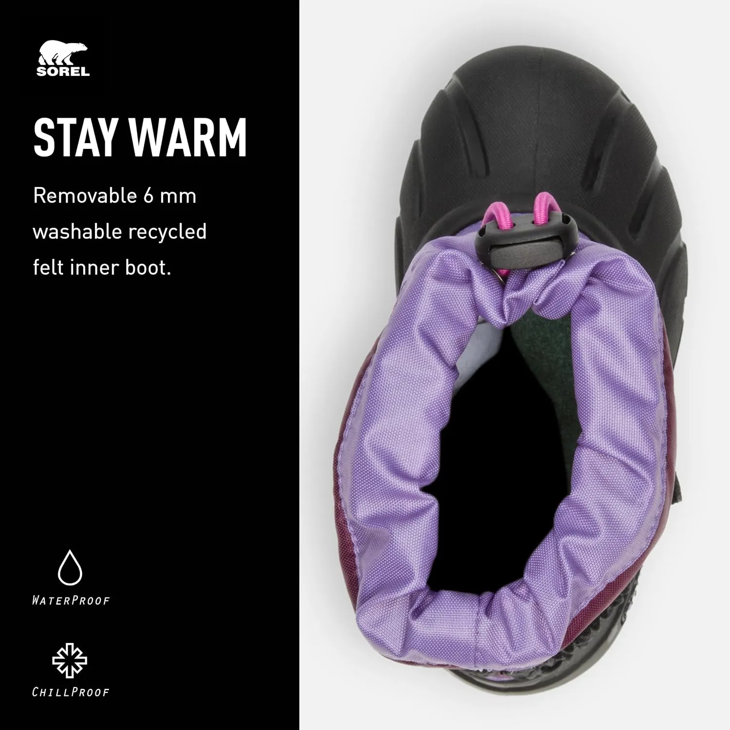 SOREL - Youth Flurry Winter Snow Boots for Kids