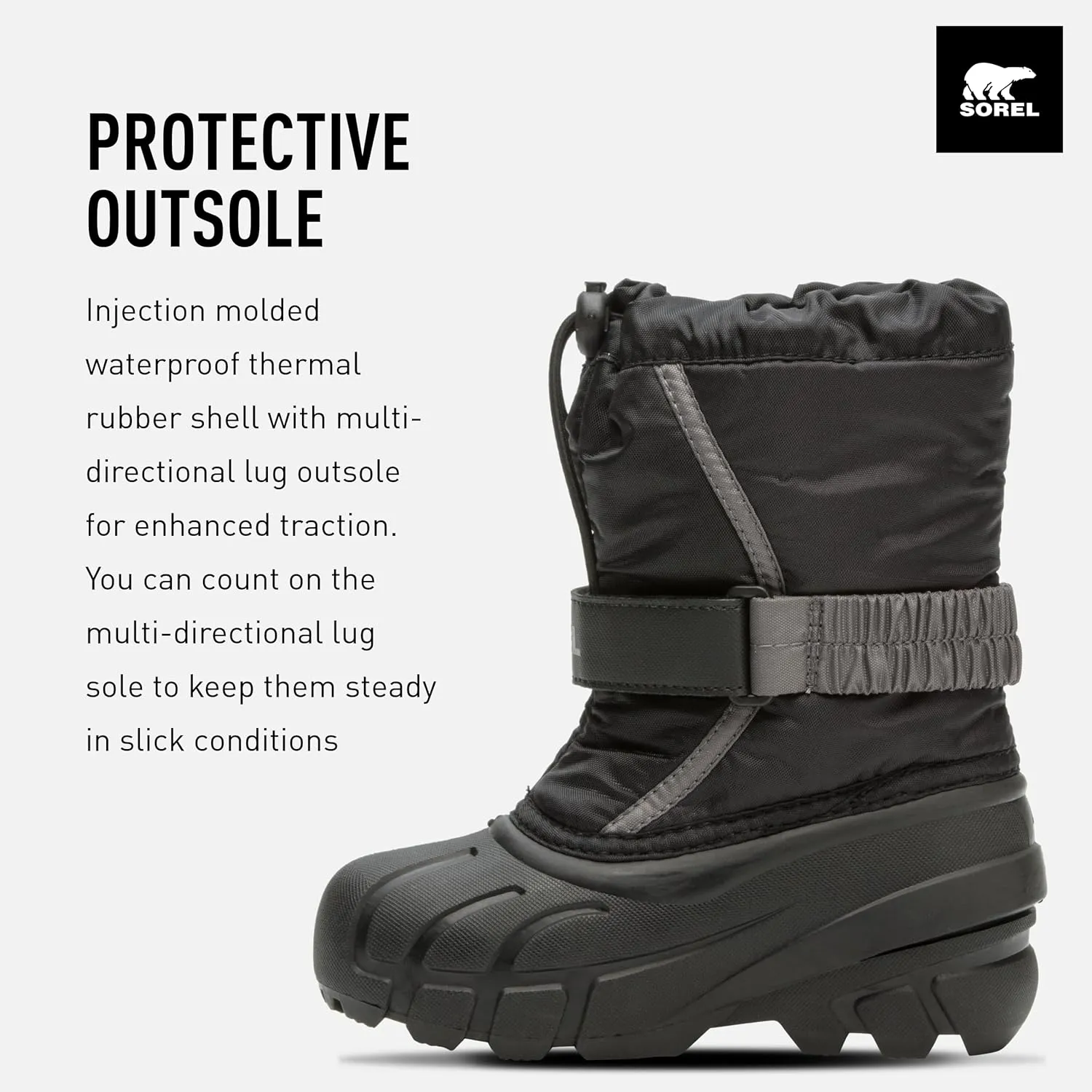 SOREL - Youth Flurry Winter Snow Boots for Kids