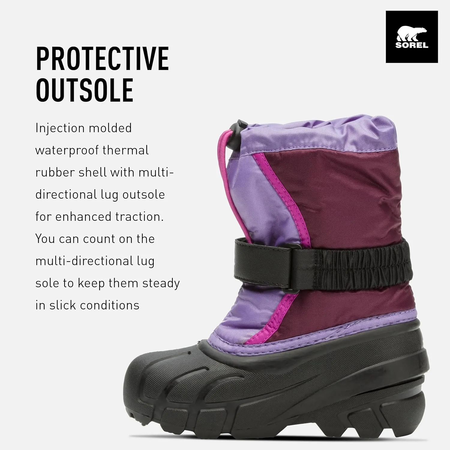 SOREL - Youth Flurry Winter Snow Boots for Kids