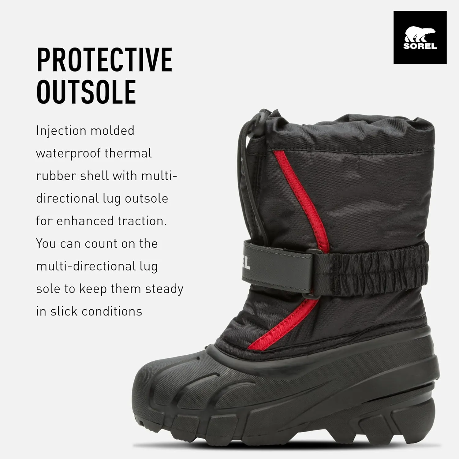 SOREL - Youth Flurry Winter Snow Boots for Kids