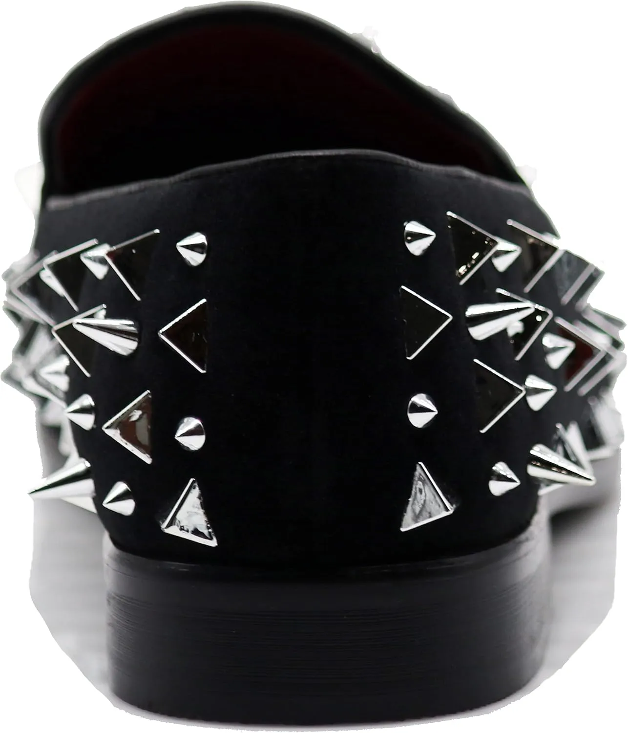 SPK09 Men's Vintage Spike Dress Loafers Slip On Fashion Shoes Classic Tuxedo Dress Shoes