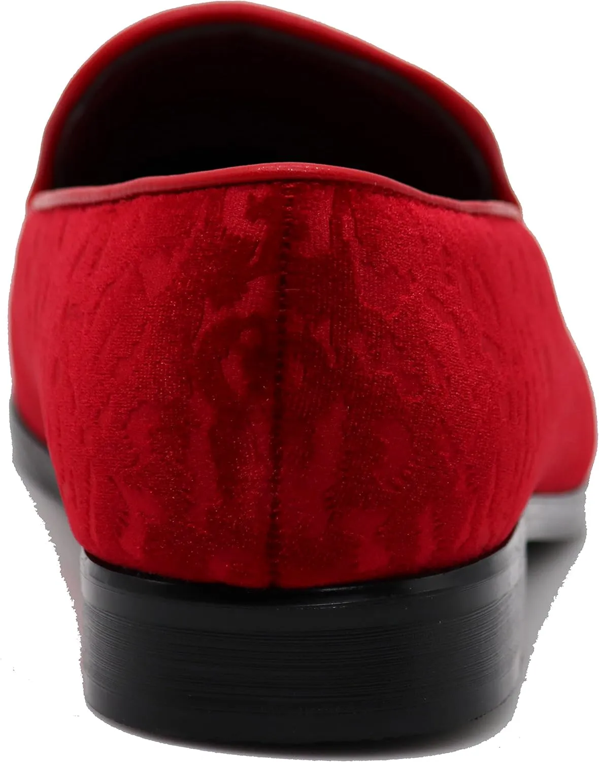SPK35 Men's Vintage Velvet Flower Designer Dress Loafers Slip On Shoes Classic Tuxedo Dress Shoes