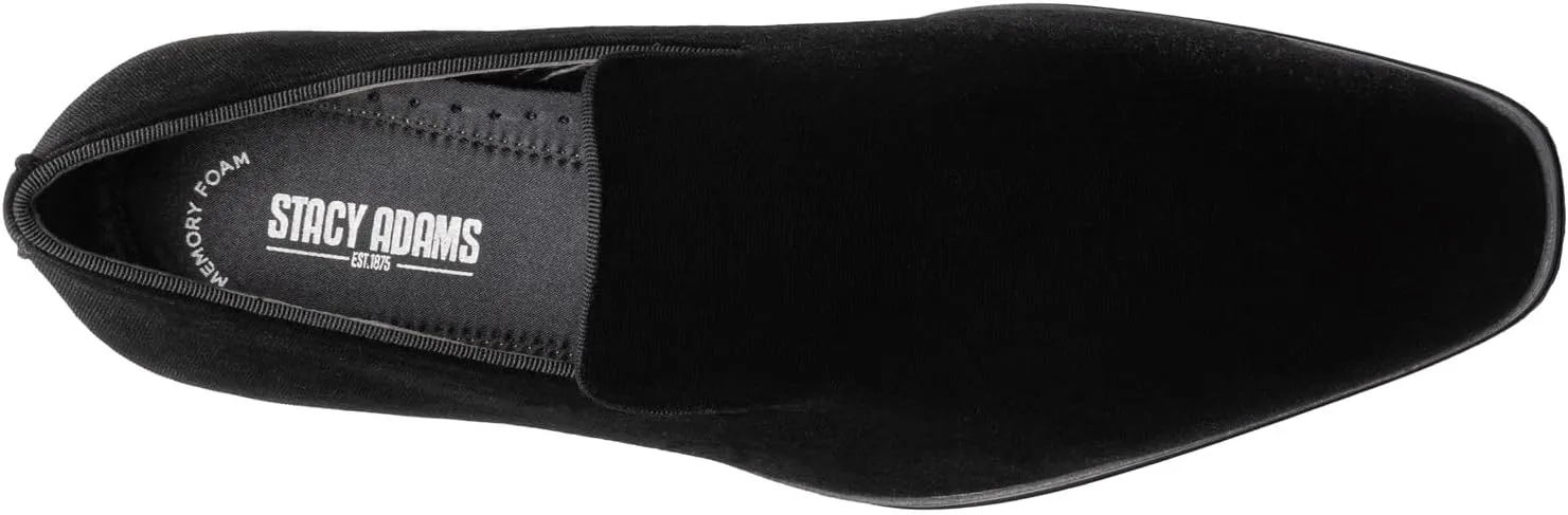 STACY ADAMS Men's Savian Velour Slip-on Loafer