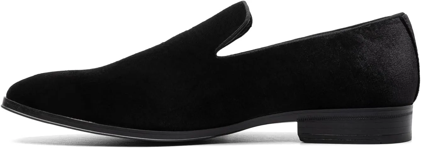STACY ADAMS Men's Savian Velour Slip-on Loafer