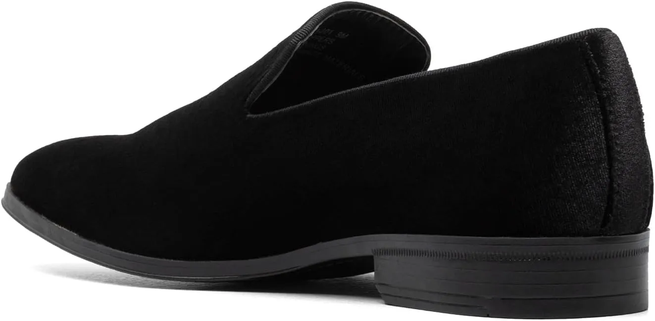 STACY ADAMS Men's Savian Velour Slip-on Loafer