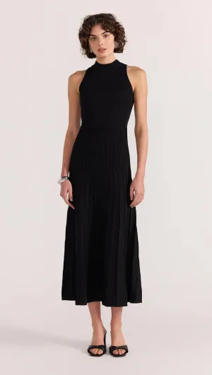 Staple The Label Asta Knit Midi Dress Black
