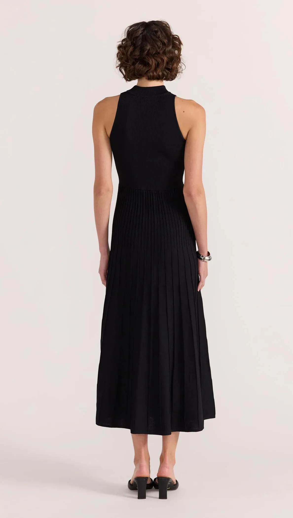 Staple The Label Asta Knit Midi Dress Black