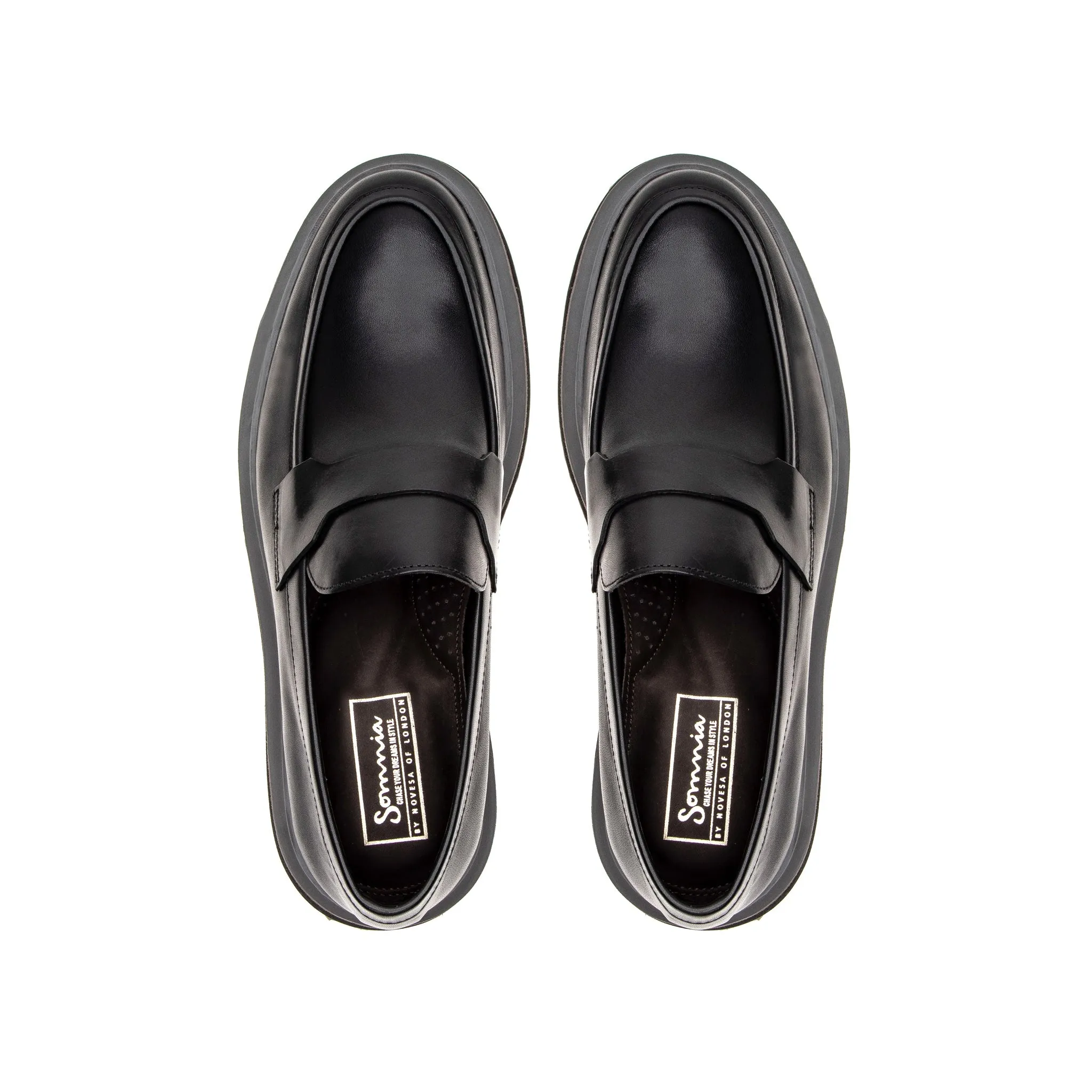 Stuart Raised Loafer - Black