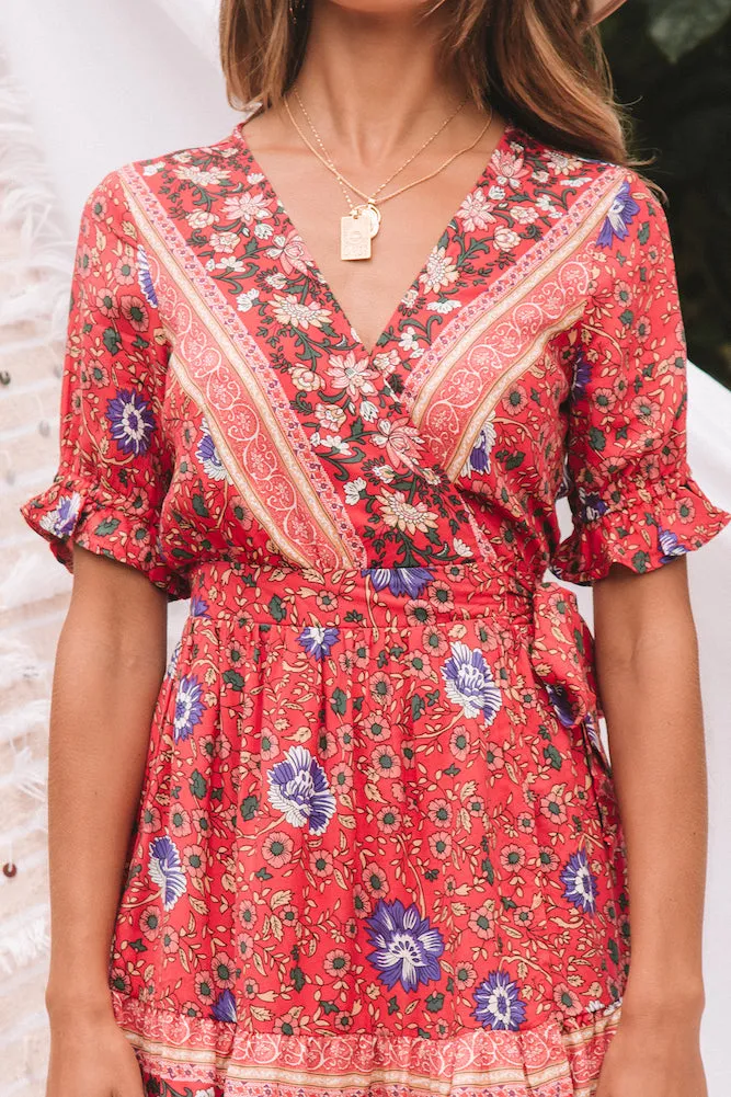 Sweet Disposition Dress Red