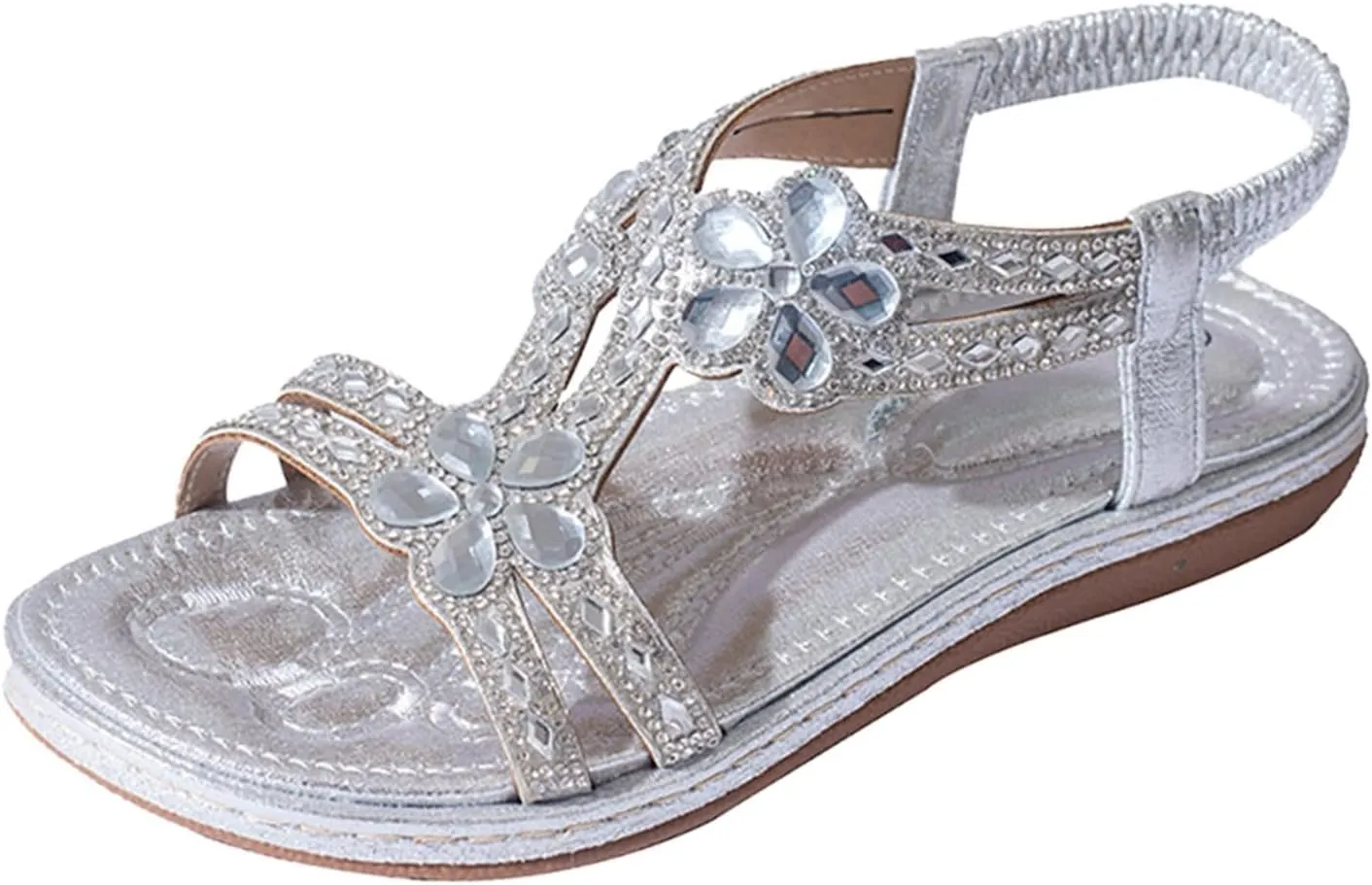 Temperament Flat Bottom Sandals for Women Comfortable Casual Summer Cool Shoes Comfortable Walking Sandals