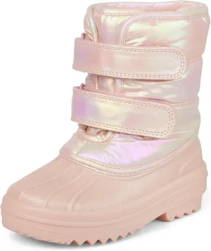 The Children's Place Baby Girls' Faux Fur Trim Snow Boot