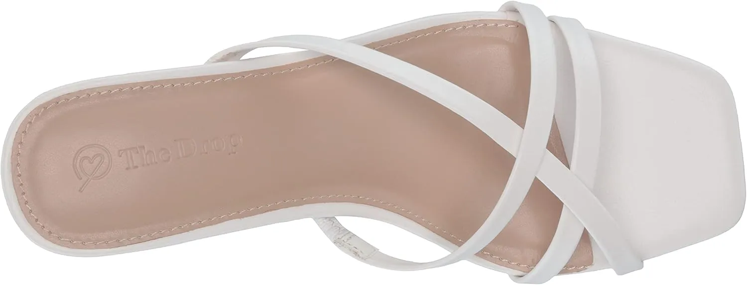 The Drop Women's Amelie Strappy Square Toe Heeled Sandal