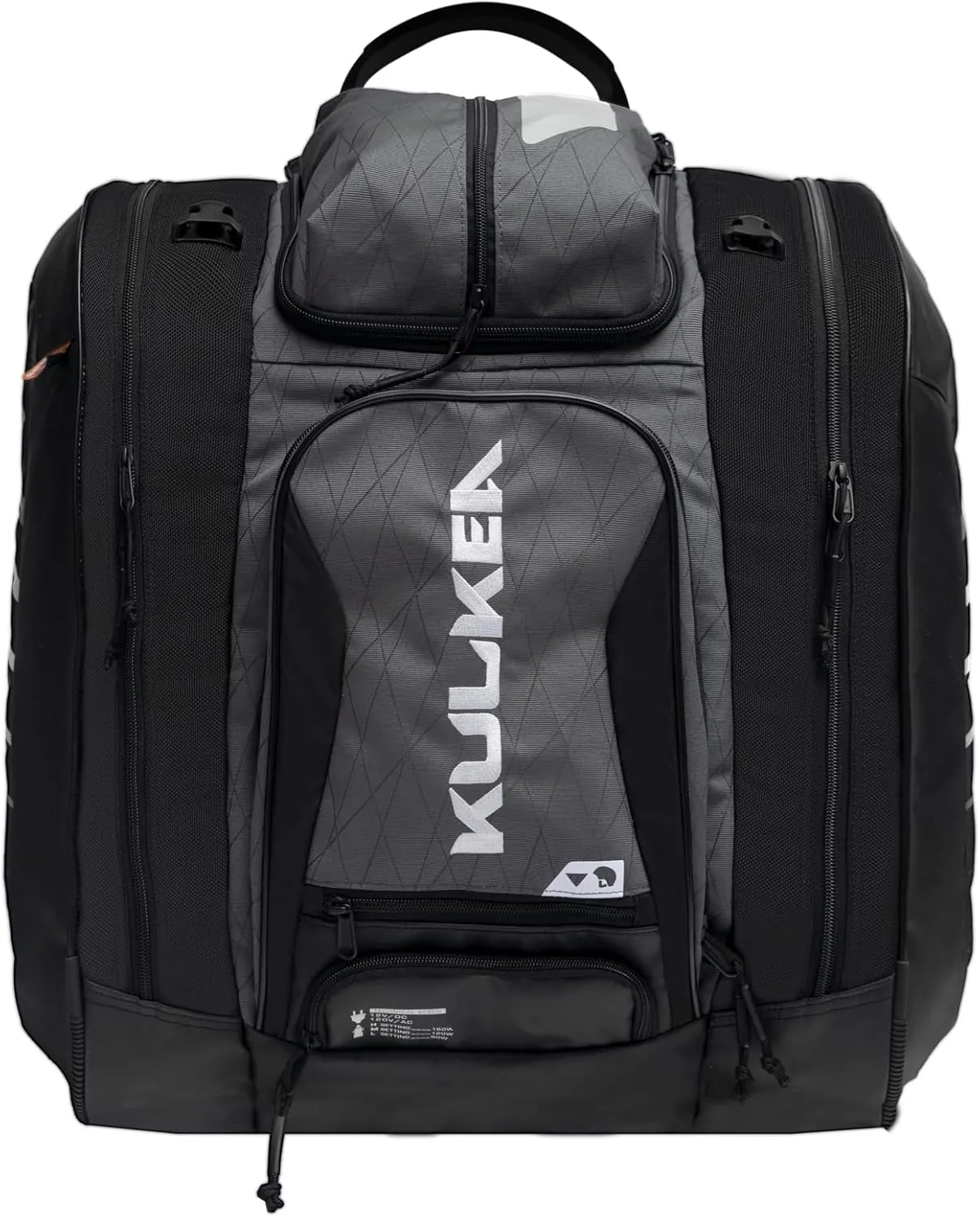 Thermal Trekker Heated Ski Boot Backpack - Heated, Insulated Ski Boot Bag For Maximum Gear & Boot Storage - 3 Heat Settings - 20V Wall Plug & 12V Auto Plug