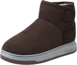 Thick Bottom Cotton Slippers for Men Plus Velvet Warm Winter Boots Lightweight Walk Boots Cold Size 12 Mens Work Boots