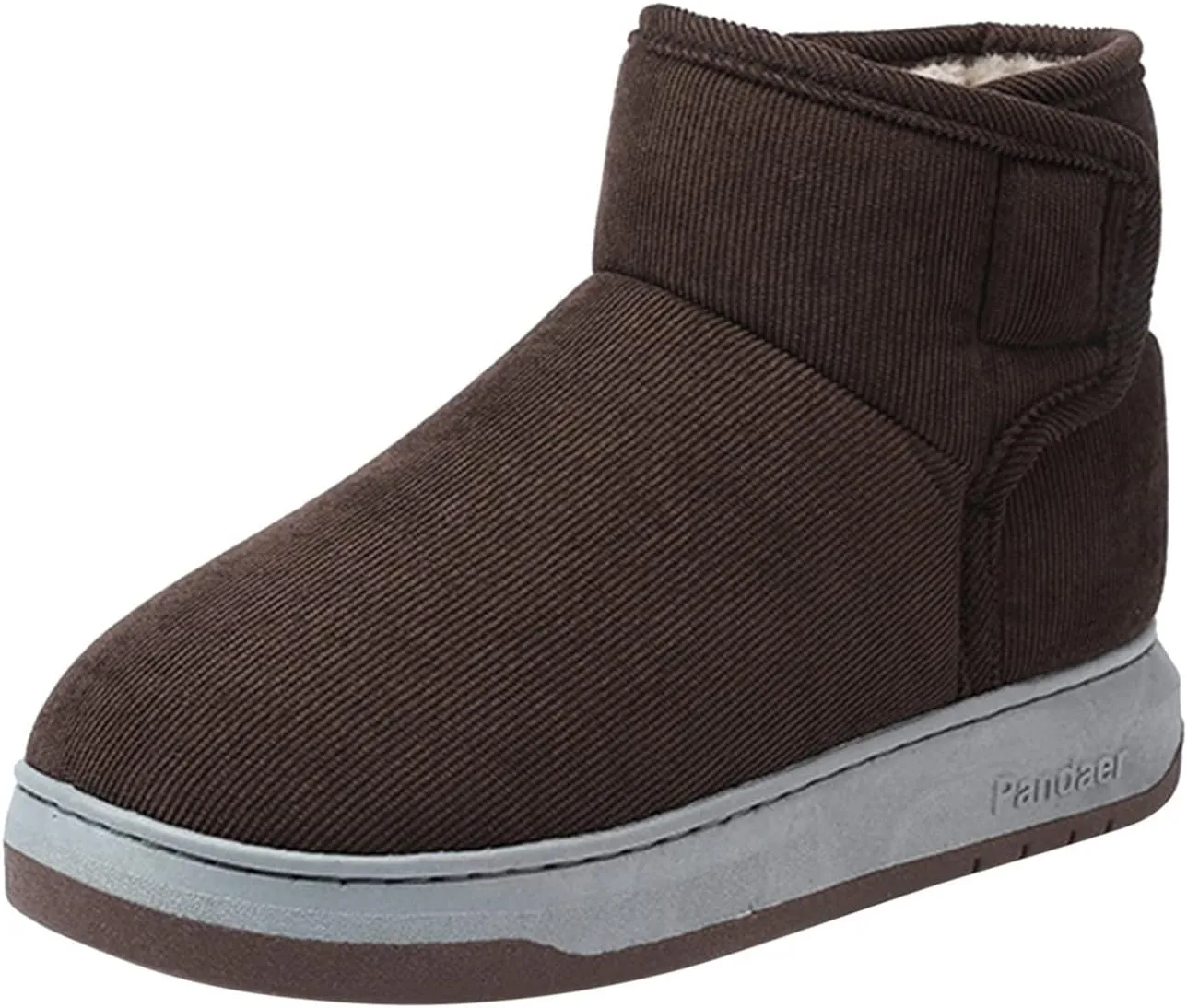 Thick Bottom Cotton Slippers for Men Plus Velvet Warm Winter Boots Lightweight Walk Boots Cold Size 12 Mens Work Boots