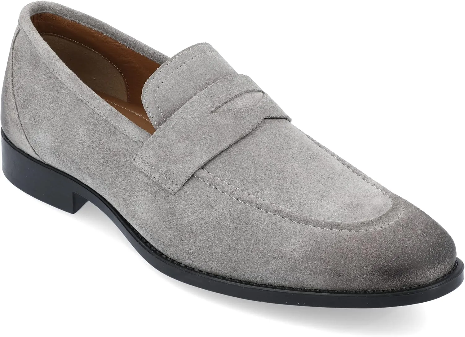 Thomas & Vine Men's Bishop Apron Toe Penny Loafer