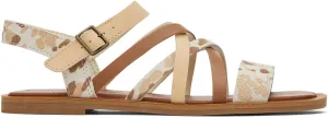 TOMS Womens Sephina Strappy Casual Sandals Casual - Off White