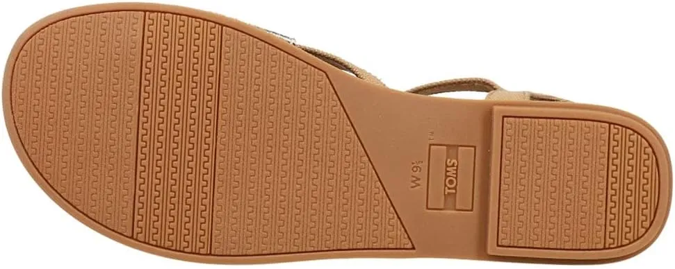 TOMS Womens Sidney Tread Snow Leopard Ankle Strap Casual Sandals Casual - Black, Off White