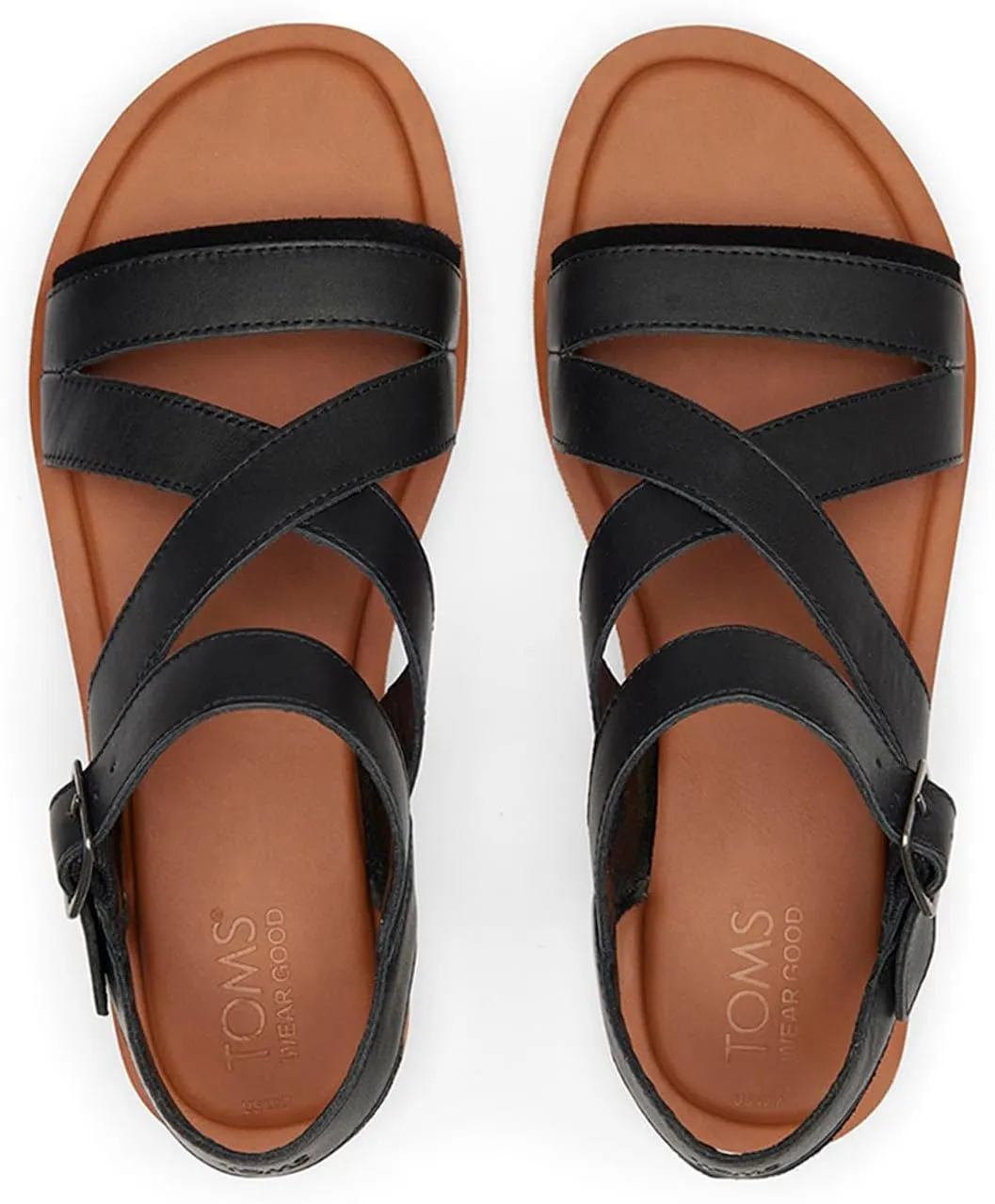 TOMS Womens Sloane Strappy Casual Sandals Casual - Brown
